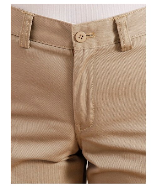 earth music&ecology（アースミュージックアンドエコロジー）の「Dickes×earthスリムチノパンツ（パンツ・レディース・ベージュ/ネイビー・25インチ/27インチ/29インチ）」の5枚目の写真