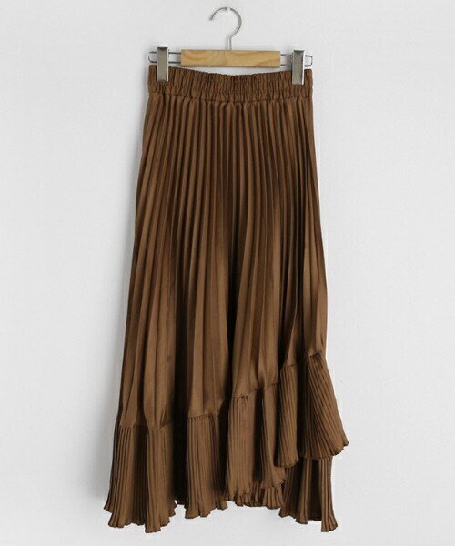 Dholic ディーホリック の アンバランスプリーツスカート スカート Wear