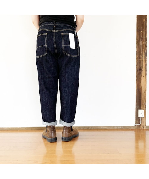 Kafika（カフィカ）の「＊ユニセックス＊KAFIKA-カフィカ-ワイドテーパードデニムパンツ（デニムパンツ・メンズ・その他）」の5枚目の写真