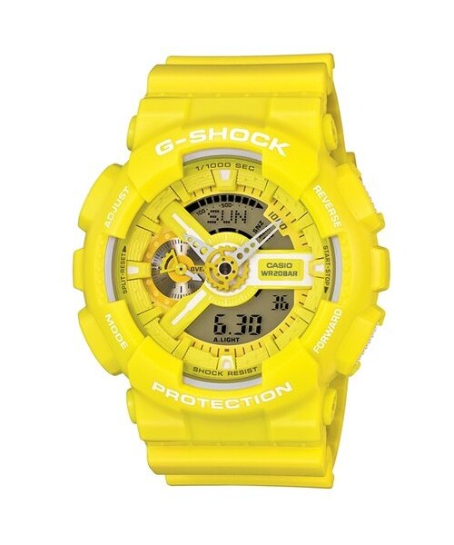 G-SHOCK（ジーショック）の「G-Shock Ana-Digi Watch, 55mm x 51mm（アナログ腕時計・Yellow）」の2枚目の写真