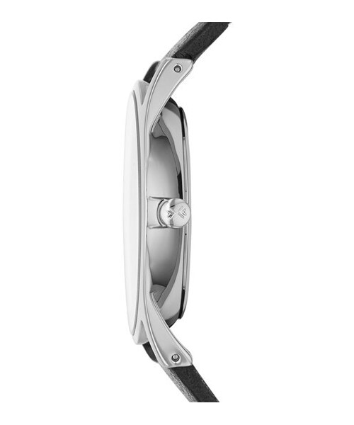 SKAGEN（スカーゲン）の「Skagen 'Holst' Multifunction Leather Strap Watch, 40mm（アナログ腕時計・Black）」の2枚目の写真