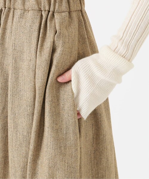 IENA（イエナ）の「《予約》Sustina Tweed ロングスカート
