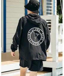 no brand（ノーブランド）の「ALOHA SURF ANORAK JKT (black