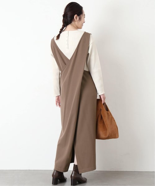 B.C STOCK（ベーセーストック）の「バッククロスジャンスカ◆（ワンピース/ドレス・ブラック/フリー/在庫あり）」の2枚目の写真