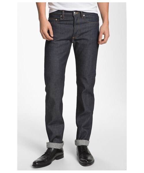 A.P.C.（アーペーセー）の「A.P.C. 'Petit New Standard' Slim Straight Leg Selvedge Jeans (Indigo)（デニムパンツ・Indigo・Regular 32/Regular 29/Regular 28/Regular 33/Regular 34/Regular 31/Regular 30）」の4枚目の写真