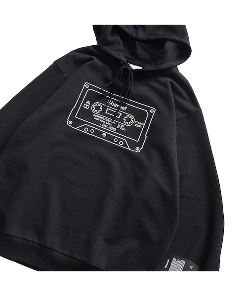 SHAREEF（シャリーフ）の「SHAREEF “CASSETTE TAPE” emb. BIG HOODIE(Black)（パーカー・メンズ・その他）」の9枚目の写真