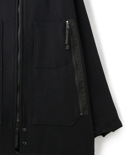 schott（ショット）の「ENGINEERED GARMENTS×Schott(エンジニアド ガーメンツ×ショット) 701EG MELTON UTILITY HOODED COAT（ジャケット/アウター・メンズ・NAVY・XS/S/M/L）」の5枚目の写真