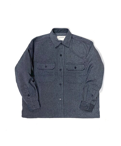 美品　anachronorm アナクロノーム　チェックメルトン　CPOジャケット ANACHRONORM/アナクロノーム ReSIZE CPO JACKET AN124 | MAMBO