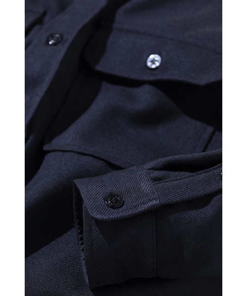 美品Anachronorm アナクロノーム　　Pコート　ネイビー 美品Anachronorm アナクロノームPコートネイビー