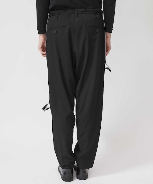 Yohji Yamamoto ヨウジ　ヤマモト　ワイド　パンツ yohji yamamoto - Yohji Yamamoto [HR-P22-100 / 脇ファスナー