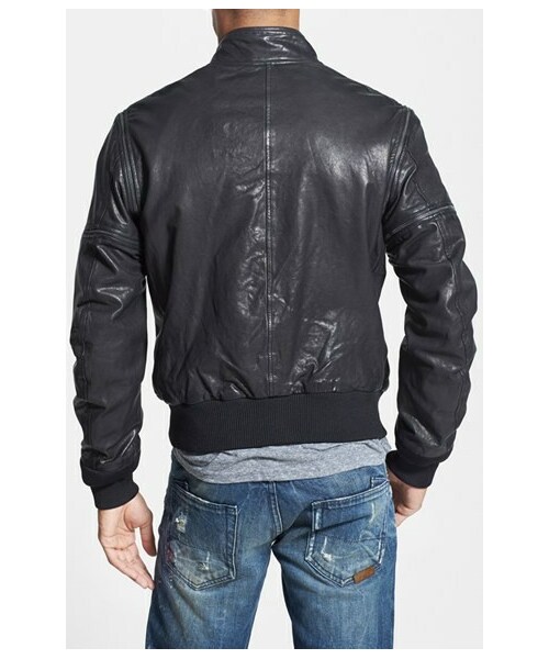 DIESEL（ディーゼル）の「DIESEL® 'L-Ghita' Leather Jacket with Zip