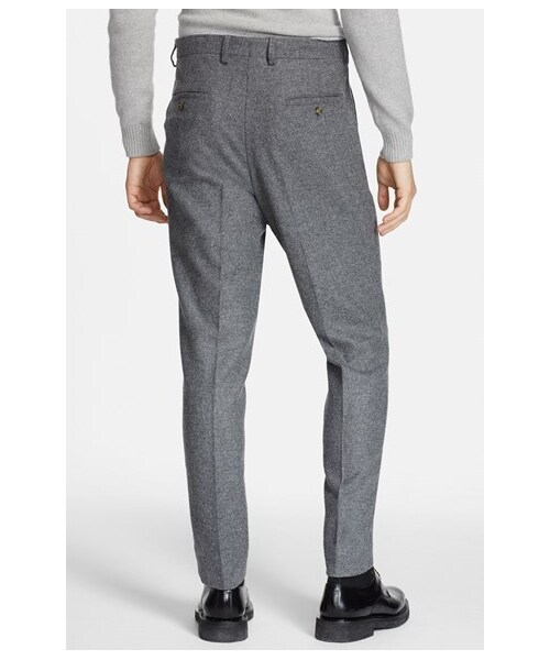 ami（アミ）の「AMI Alexandre Mattiussi Carrot Fit Wool Trousers（その他パンツ・Light Grey・Big 42/Regular 40/Regular 36）」の5枚目の写真