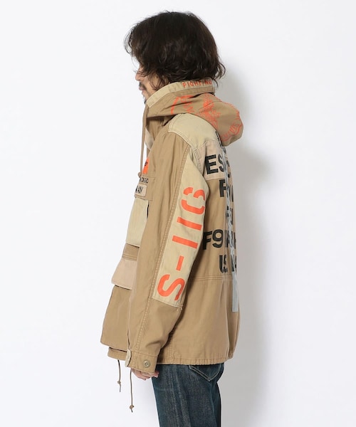 AVIREX（アヴィレックス）の「オーバープリント BDUジャケット/OVER PRINT B.D.U.JACKET（ジャケット/アウター・メンズ・BLACK/KHAKI/SAGE・M, L, XL, XXL）」の5枚目の写真