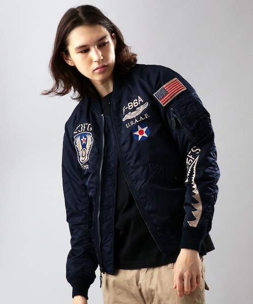 AVIREX/MA-1/シャークマウス/フライトジャケット AVIREX