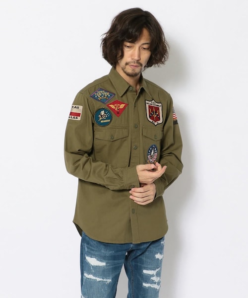 AVIREX（アヴィレックス）の「トップガン ミリタリーシャツ/ TOP GUN MILITARY SHIRT（）」 WEAR