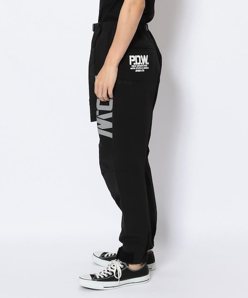 【極美品★Mサイズ】AVIREX　P.D.W.　ブートキャンプパンツ　黒　Y2K AVIREX（アヴィレックス）の「【P.D.W.】ブートキャンプパンツ
