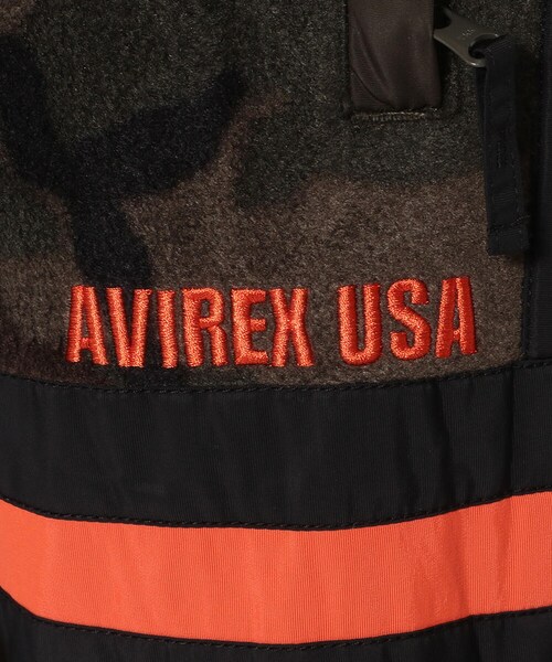 AVIREX（アヴィレックス）の「【直営店限定】フリース ライン パンツ/FLEECE LINE PANTS（パンツ・メンズ・BLACK/ORANGE/CAMO・M, L, XL）」の7枚目の写真