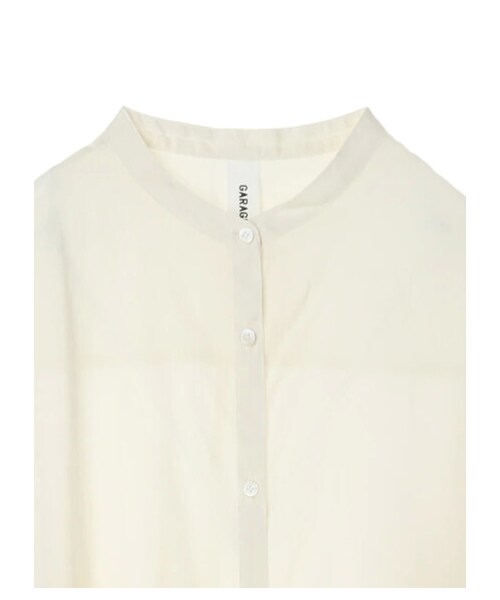 GARAGE OF GOOD CLOTHING（ガレージオブグッドクロージング）の「80ローンボリュームシャツワンピース（ワンピース/ドレス・ホワイト/カーキ・F）」の7枚目の写真