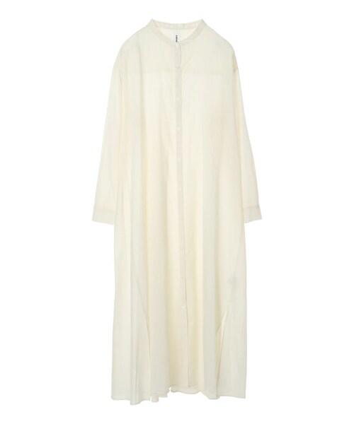 GARAGE OF GOOD CLOTHING（ガレージオブグッドクロージング）の「80ローンボリュームシャツワンピース（ワンピース/ドレス・ホワイト/カーキ・F）」の10枚目の写真