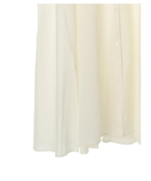 GARAGE OF GOOD CLOTHING（ガレージオブグッドクロージング）の「80ローンボリュームシャツワンピース（ワンピース/ドレス・ホワイト/カーキ・F）」の9枚目の写真