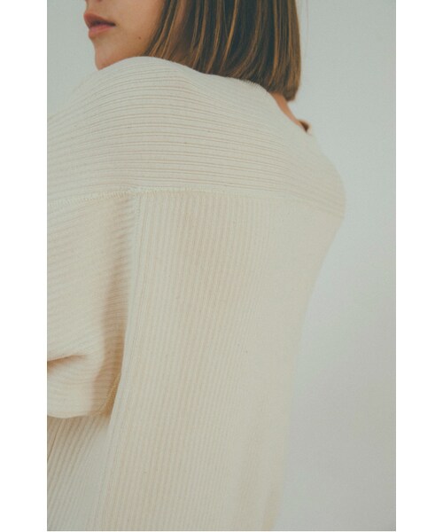 CLANE  HEAVY RIB LONG TOPS  ロングトップス　新品 CLANE（クラネ）の「CLANE クラネ “HEAVY RIB LONG TOPS” ヘビー