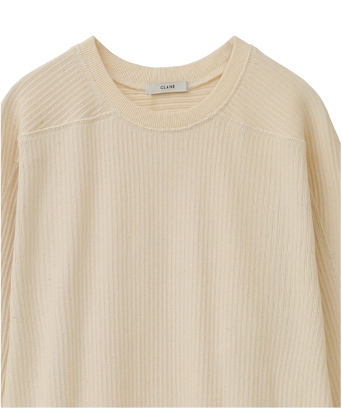CLANE  HEAVY RIB LONG TOPS  ロングトップス　新品 CLANE（クラネ）の「CLANE クラネ “HEAVY RIB LONG TOPS” ヘビー