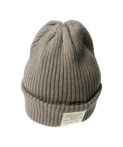 BRANSHES(ブランシェス)の「シンプルニットワッチ(ニットキャップ/ビーニー・キッズ・グレー/ブラック/アイボリー/レンガ・S~L)」の3枚目の写真