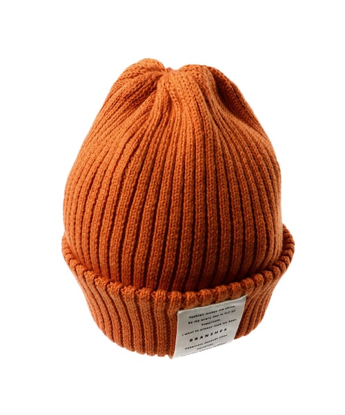 BRANSHES(ブランシェス)の「シンプルニットワッチ(ニットキャップ/ビーニー・キッズ・グレー/ブラック/アイボリー/レンガ・S~L)」の4枚目の写真