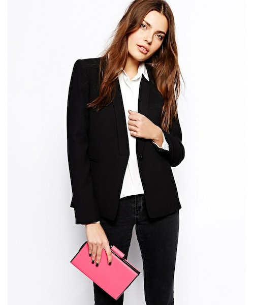 French Connection  （-）の「French Connection Clutch Bag in Bright Pink（クラッチバッグ・pink・One Size）」の4枚目の写真