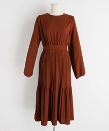 DHOLIC | リボンプリーツワンピース(ワンピース)