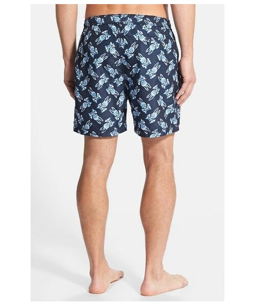 Psycho Bunny(サイコバニー)の「Psycho Bunny Shadow Print Swim Trunks(水着・Navy・Regular 6(l)/Regular 5(m)/Regular 7(xl)/Regular 4(s))」の2枚目の写真