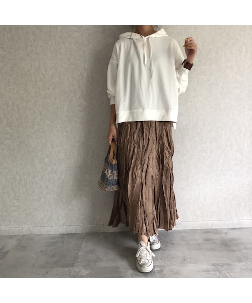 copine（コピン）の「ワッシャーアシンメトリーロングスカート (3color)【クリックポスト対象商品】（スカート・レディース・その他）」の10枚目の写真