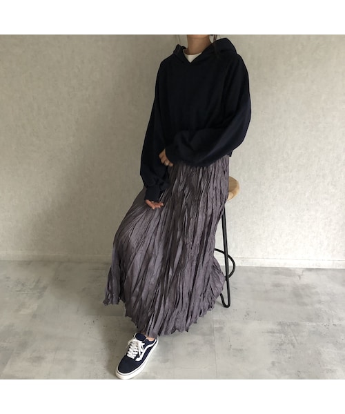 copine（コピン）の「ワッシャーアシンメトリーロングスカート (3color)【クリックポスト対象商品】（スカート・レディース・その他）」の14枚目の写真