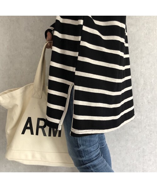 copine（コピン）の「再々入荷！シンプルカジュアル定番！ボーダービッグロンＴ(2color)【クリックポスト対象商品】（Tシャツ/カットソー・レディース・その他）」の14枚目の写真