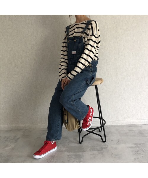 copine（コピン）の「再々入荷！シンプルカジュアル定番！ボーダービッグロンＴ(2color)【クリックポスト対象商品】（Tシャツ/カットソー・レディース・その他）」の6枚目の写真