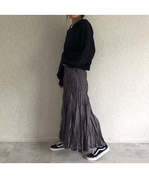 copine（コピン）の「ボリューム袖タックデザイン！シンプルパーカー【クリックポスト対象商品】（パーカー・レディース・その他）」の3枚目の写真