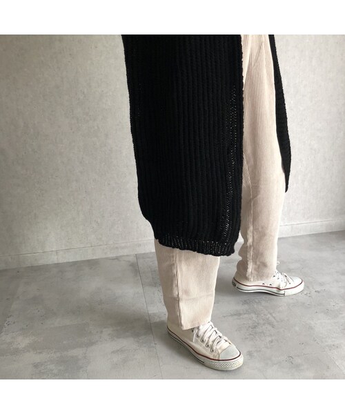 copine（コピン）の「再々入荷！ボリューム袖！ざっくりニットロングカーディガン(2color)（カーディガン/ボレロ・レディース・その他）」の14枚目の写真