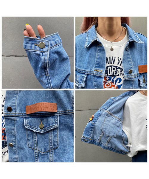 no brand（ノーブランド）の「ネームパッチデニムジャケット｢EDITION｣（デニムジャケット・レディース・その他）」の12枚目の写真