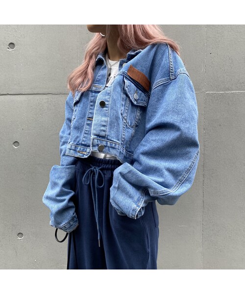 no brand（ノーブランド）の「ネームパッチデニムジャケット｢EDITION｣（デニムジャケット・レディース・その他）」の10枚目の写真