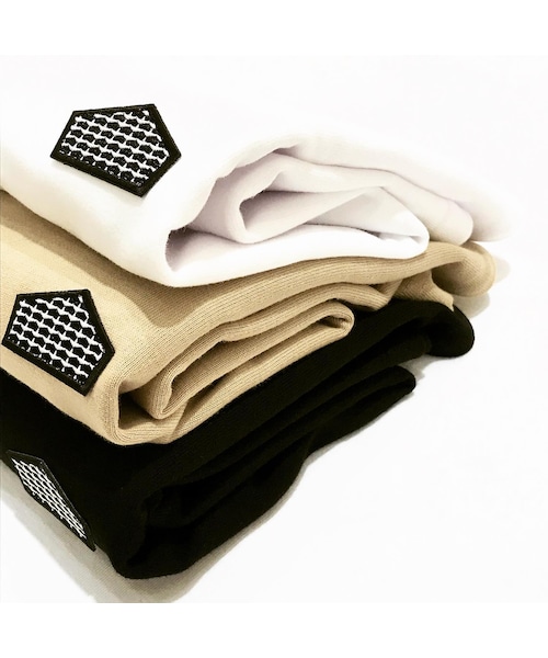 logo in logo rib cut & sew /WHITE/BIEGE/BLACK/M/L/XL