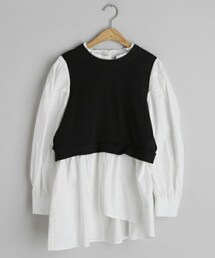 DHOLIC | レイヤード調ブラウス(シャツ/ブラウス)