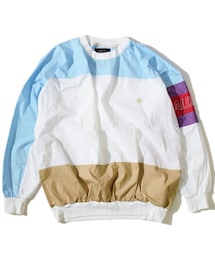 ALDIES | Transition Big Crew Neck(White)(Tシャツ/カットソー)