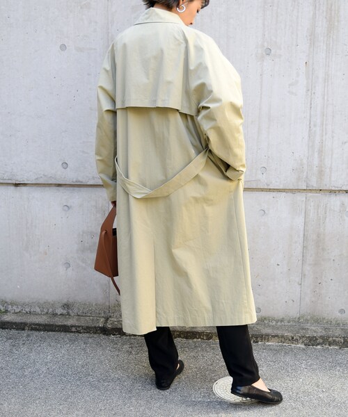 no brand（ノーブランド）の「ステンカラーオーバーコート（ステンカラーコート・レディース・その他）」の7枚目の写真