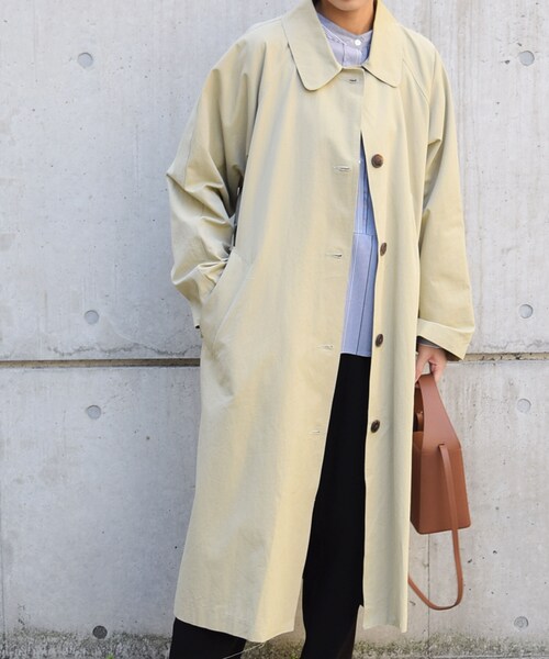no brand（ノーブランド）の「ステンカラーオーバーコート（ステンカラーコート・レディース・その他）」の8枚目の写真