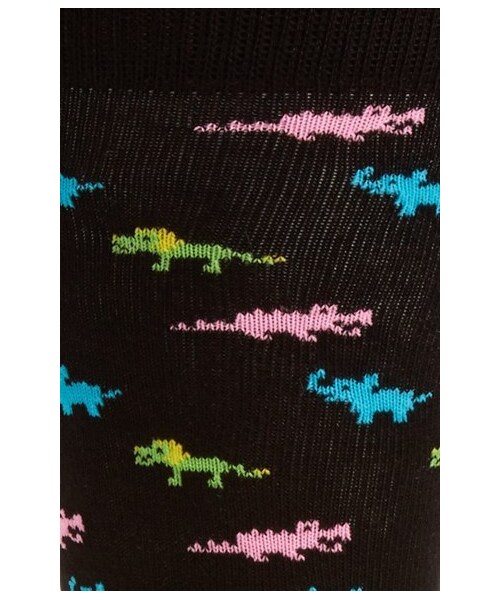 Happy Socks（ハッピーソックス）の「Happy Socks Jungle Pattern Socks（レッグウェア・Black Combo・One size fits Men's shoe sizes 8-12.）」の3枚目の写真