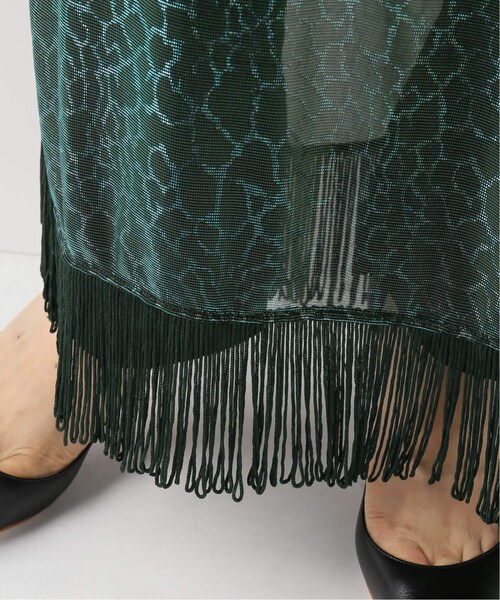 CITYSHOP（シティーショップ）の「Mixed Media スカート（スカート・グリーン/XS/残り1点/S）」の9枚目の写真