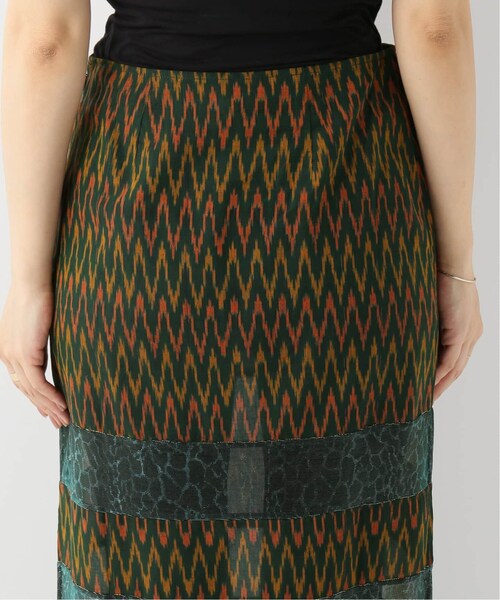 CITYSHOP（シティーショップ）の「Mixed Media スカート（スカート・グリーン/XS/残り1点/S）」の7枚目の写真