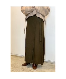 Manic Monday（マニックマンデー）の「MANIC MONDAY・Pleats Aplon Skirt (0W65002o)（スカート・レディース）」