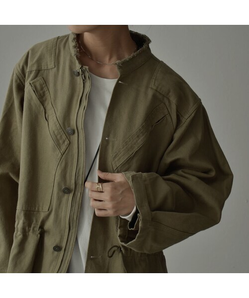 Lavish Gate(ラヴィッシュゲート)の「outer-02030 CWU-27P TYPE ミリタリージャケット オリーブ ブラック(その他アウター・レディース・その他)」の5枚目の写真