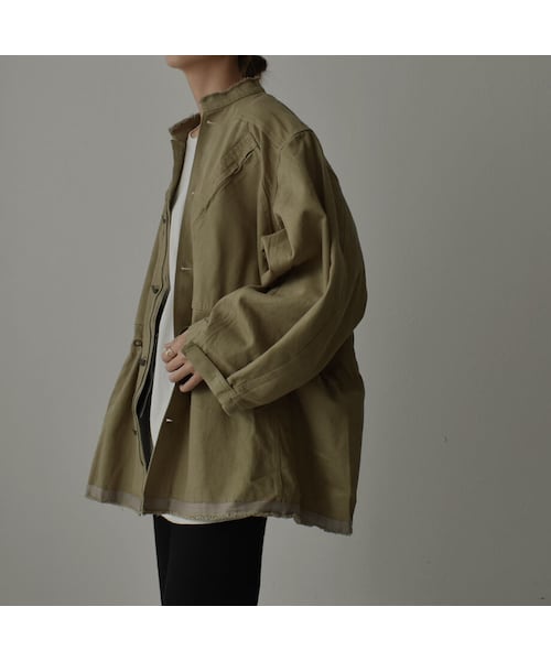 Lavish Gate(ラヴィッシュゲート)の「outer-02030 CWU-27P TYPE ミリタリージャケット オリーブ ブラック(その他アウター・レディース・その他)」の2枚目の写真